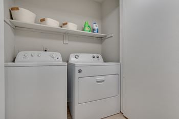 Washer and dryer included